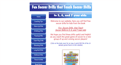 Desktop Screenshot of gamesforsoccer.com